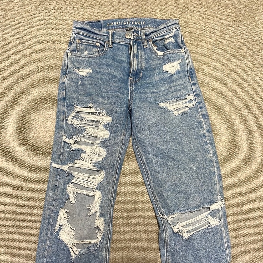 American Eagle highest rise 90s boyfriend jeans